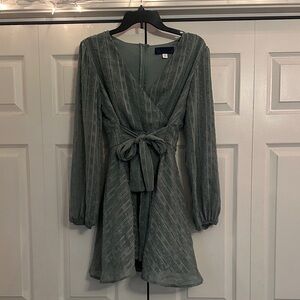 Long Sleeve Green Romper